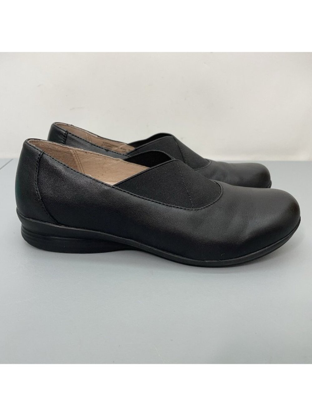 Dansko Ann Flats Shoes Slip On Comfort Office Leather Black Womens 36 US 6